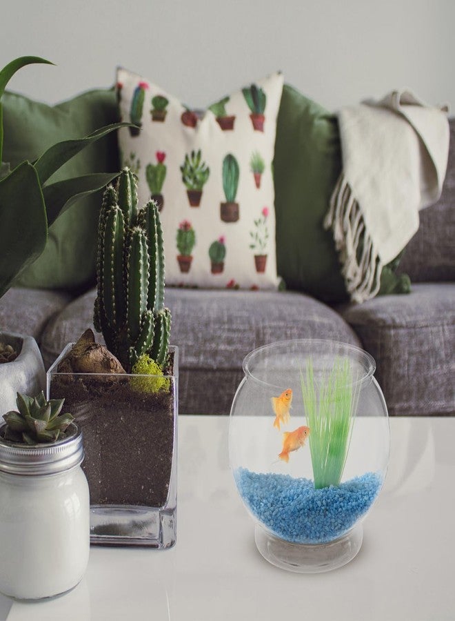 BCOATH 3pcs Goldfish Bowl Office Fish Tank Fish Tank Ornament Plastic Bowls Glass Vase Round Glass Vase Clear Glass Vases Transparent Betta Micro Landscape Tank - Image 5